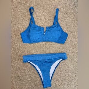 Blue bikini
